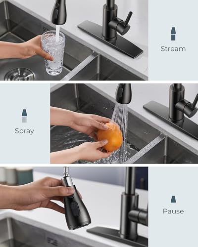 Kitchen Faucet with Soap Dispenser