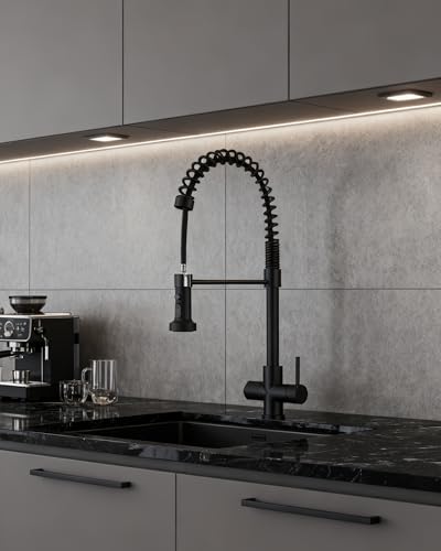 Kitchen Faucet with Temperature Digital Display