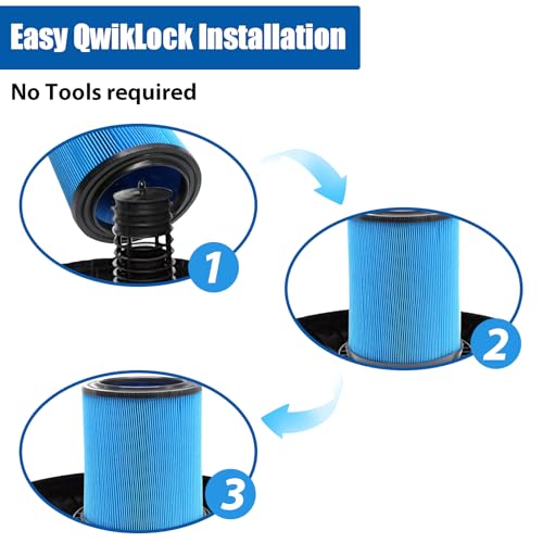 1 Pack VF5000 Replacement Filter for Rigid Shop Vac