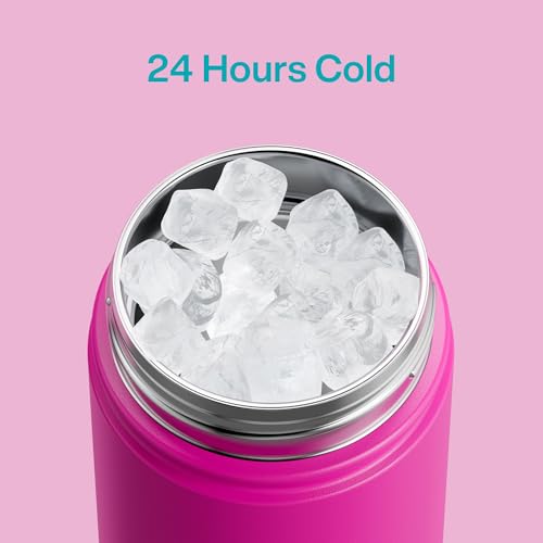 Insulated Water Bottle with Straw Stainless Steel Water Bottle