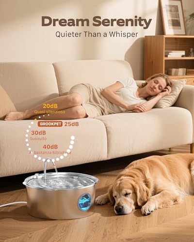 Pet Water Fountain for Large Dogs