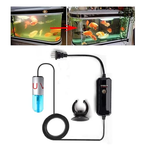 Aquarium UVC Clean Light Algae Clear Green Bloom Clean Fish Tank UVC Water Clean Lamp for Sump Pond Filter Tank