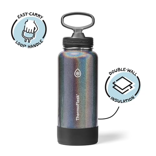Insulated Water Bottle with Straw Lid