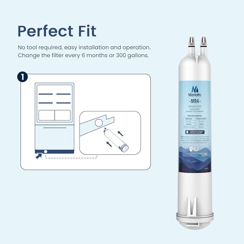 MRW4 Refrigerator Water Filter Compatible with EDR3RXD1 (2 Count)