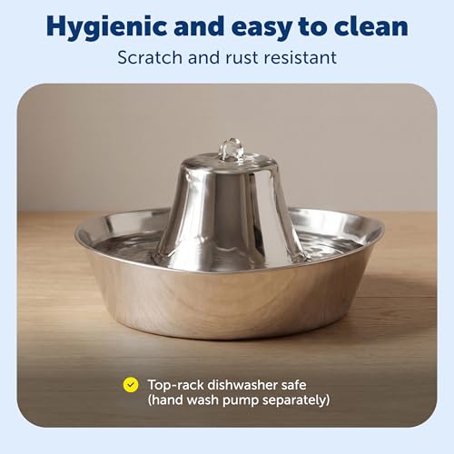 Seaside Stainless Pet Fountain