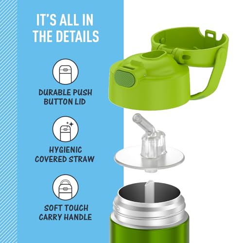 FUNTAINER Water Bottle with Straw