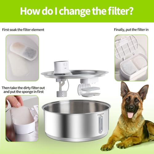 Smart Dog Water Fountain for Large Pets
