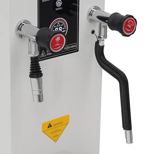 Hot Water Dispenser 3.2Gal Commercial Water Boiler with Cup Temperature Probe & Removable Drip Tray Timing1