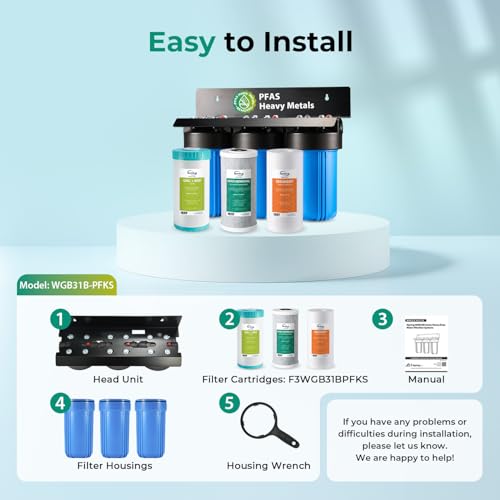 PFAS & Heavy Metals Whole House Water Filter System