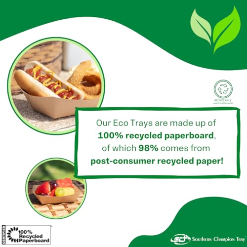 0501 #25 ECO Kraft Paperboard Food Tray