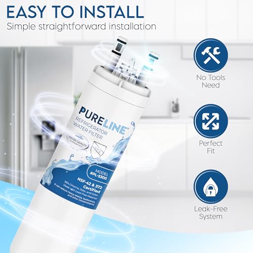 Replacement for WF3CB Refrigerator Water Filter (2 Count)