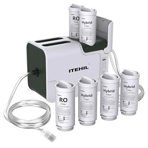 Portable Water Filter with Hybrid and RO Filter