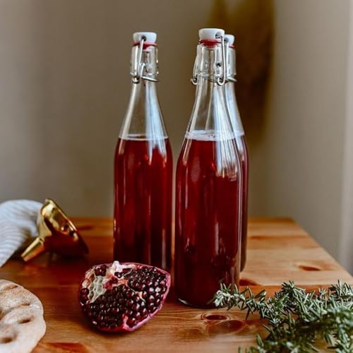French Glass Swing Top Bottles (3 Count)
