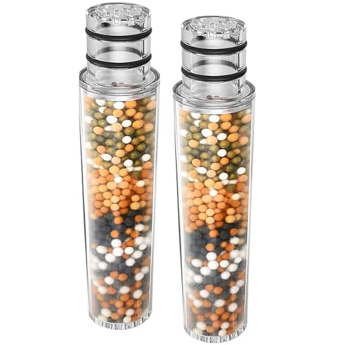2 PACK Replacement Shower Head Filter Cartridge Compatible with SR SUN RISE Handheld Showerhead