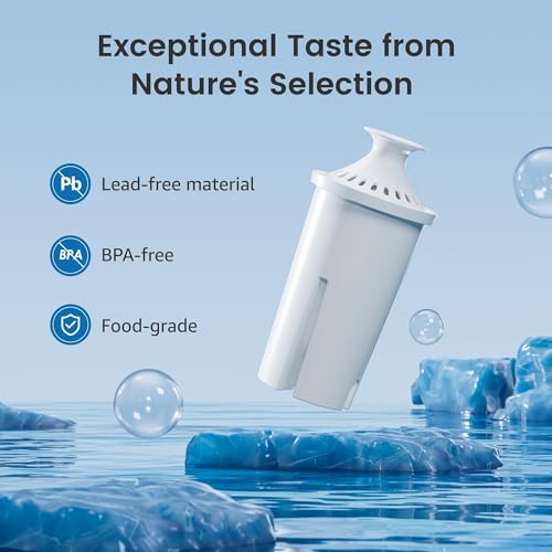 Filter Replacement for Brita® Water Pitcher & Dispenser (4 Count)