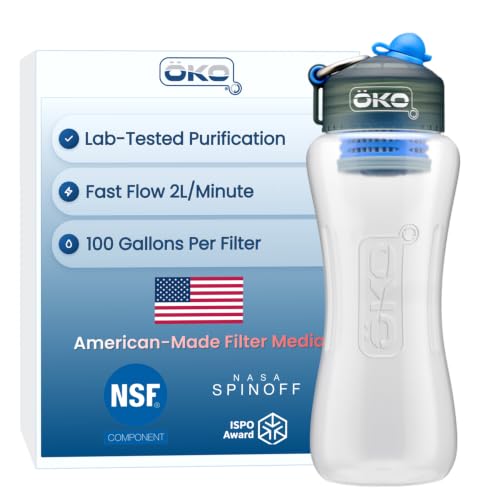 KOH2O Purification Water Bottle with Advanced Filtration