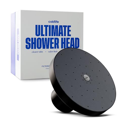 Cold Life Filtered Shower Head for Hard Water