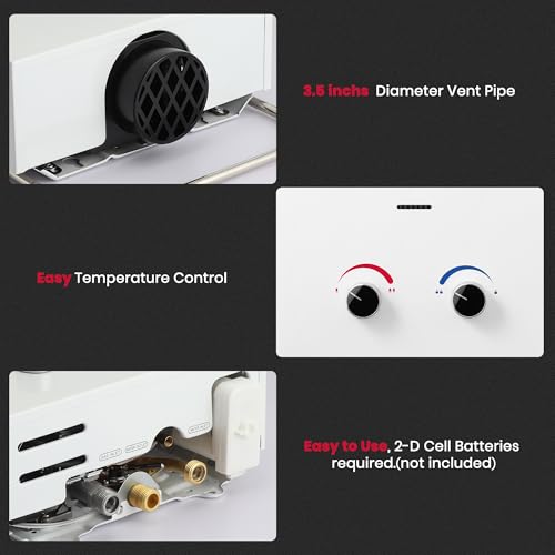 BS158 Outdoor Portable Gas Water Heater 1.58GPM