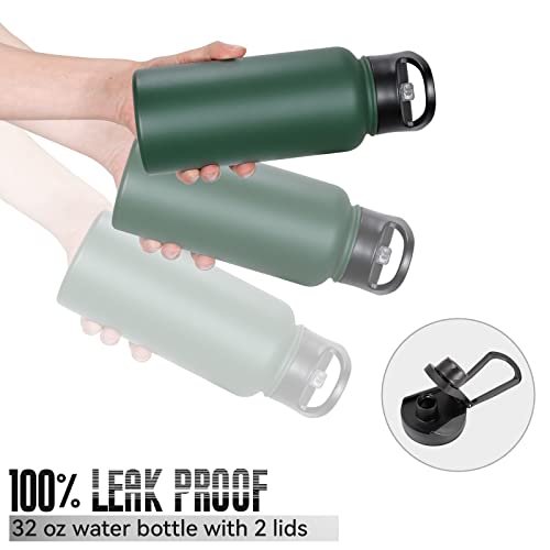 32 oz Insulated Water Bottle Bulk 8 Pack (8 Count)