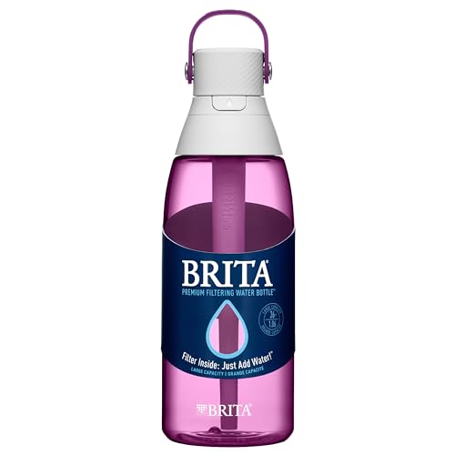 Hard Sided Plastic Premium Filtering Water Bottle