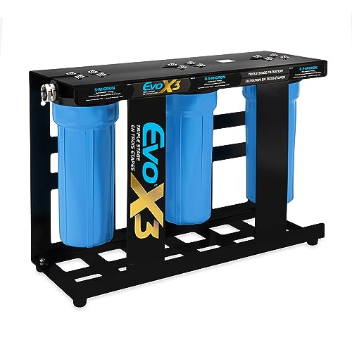Evo X3 Triple Stage Premium RV Water Filter Kit