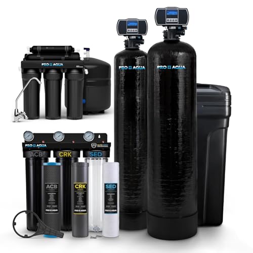 Elite 5 Stage Whole House Water Softener and Filter Bundle System for Well Water (3 Count)