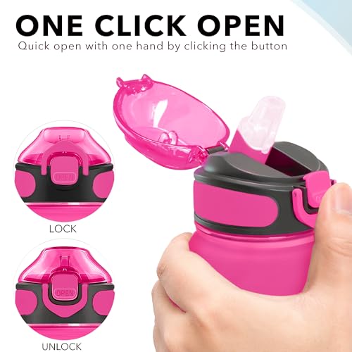 32 oz Drinking Water Bottle with Times to Drink and Straw