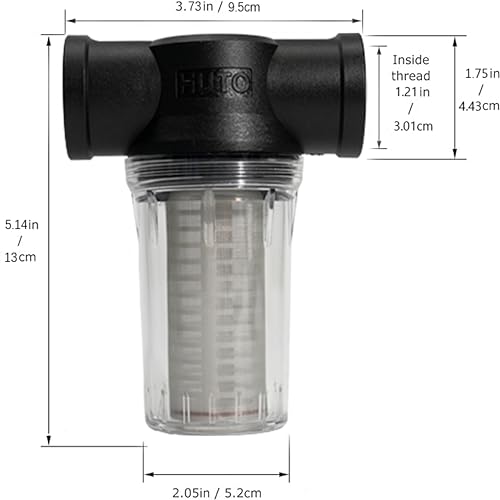 1" 80 Mesh Water Pump Strainer Filter for High Pressure Washer