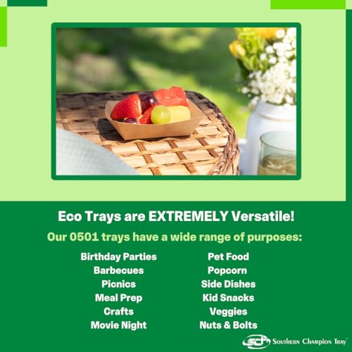 0501 #25 ECO Kraft Paperboard Food Tray