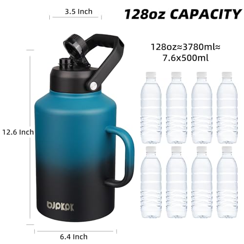 128oz Stainless Steel Water Bottle