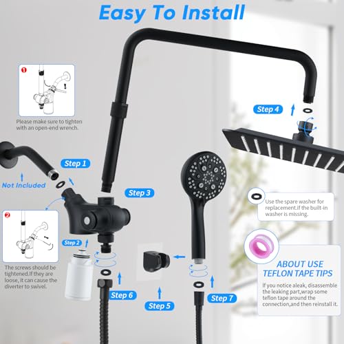 10 inch Filtered Shower Head