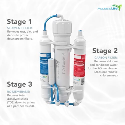 RO Buddie 3 Stage Aquarium Water Filter System