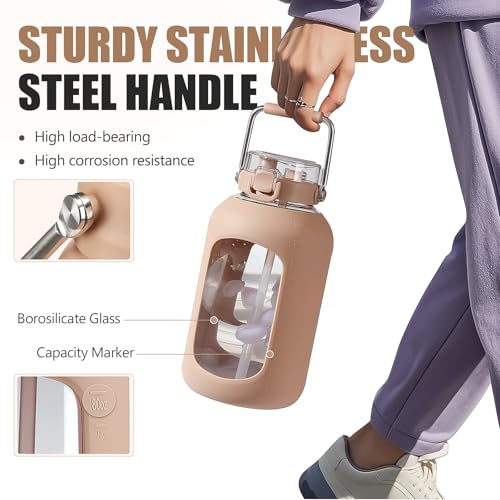 Large Glass Water Bottle