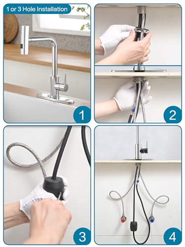 Kitchen Faucets with Pull Down Sprayer