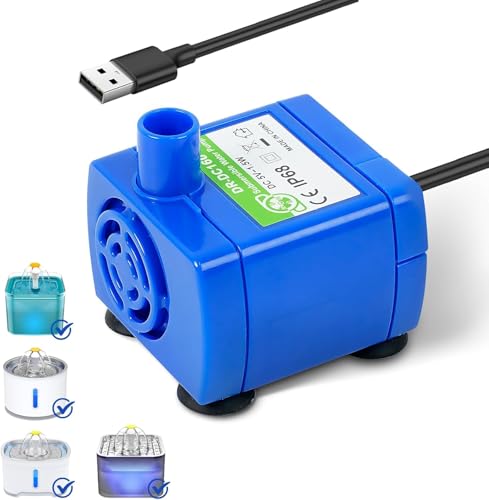 IP68 DR DC160 submersible water pump Cat Water Fountain Pump for Tritone Ceramic