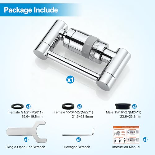 TIDYENDURE 1080° Rotating Faucet Extender