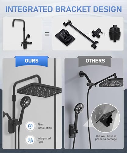 Filtered Shower Head with Handheld Spray Combo