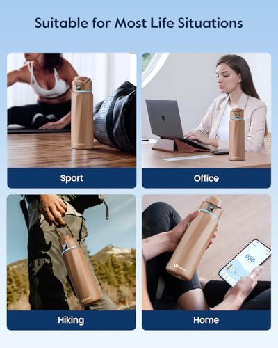 BOOST Smart Water Bottle Tracker with Reminder to Drink Water