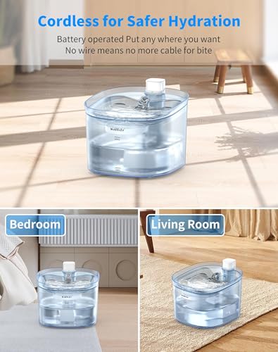 Cat Water Fountain Battery Operated Pet Fountain