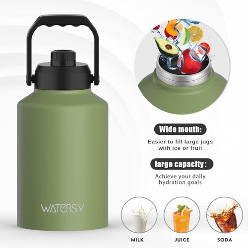 1 Gallon Water Bottle Insulated