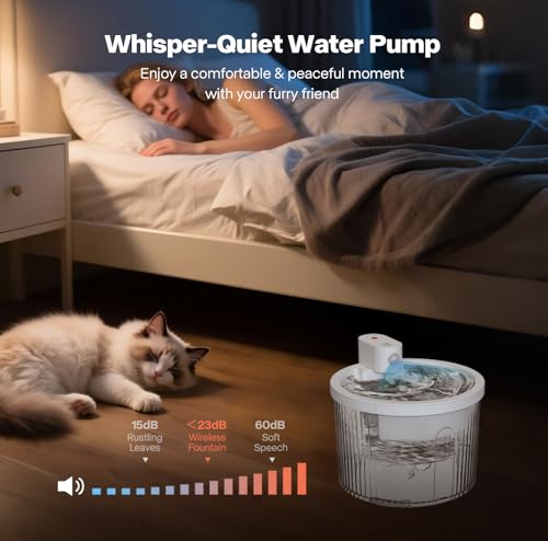 Wireless Water Fountain for Cats