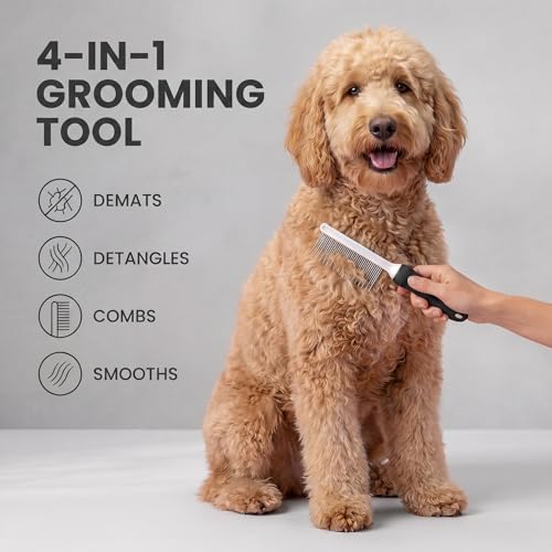 Poodle Pet Dog Combs for Grooming Matting