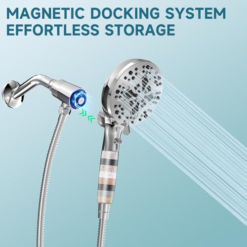 5" Filtered Handheld Shower Head with 10 Spray Modes
