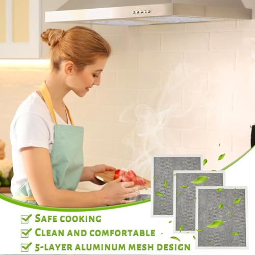 97007696 97005687 Range Hood Filter Replacement Charcoal Carbon Filter Mesh Hood Grease Filter Fit for Broan Nutone 41F