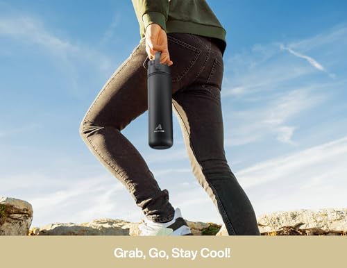 26 oz Insulated Water Bottle with 2