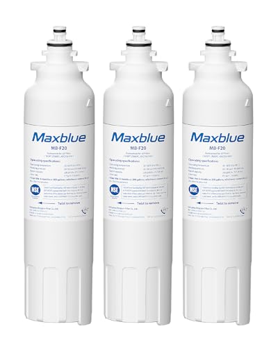 MB F20 Refrigerator Water Filter Replacement for LG® LT800P® 3 Pack (3 Count)