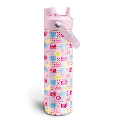 Insulated Water Bottle with Straw Stainless Steel Water Bottle