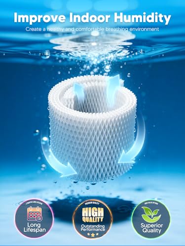 MAF2 Humidifier Filter Replacement for Aircare Esscik Air MiostAIR MA0800 MA08000 MA0600 MA0601 and Replacement for Kenmore 15408 (2 Count)
