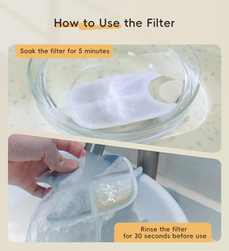 4 Pack Filters Replacement Filter for FS10 Plus