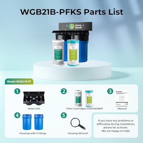 PFAS & Heavy Metals Whole House Water Filter System
